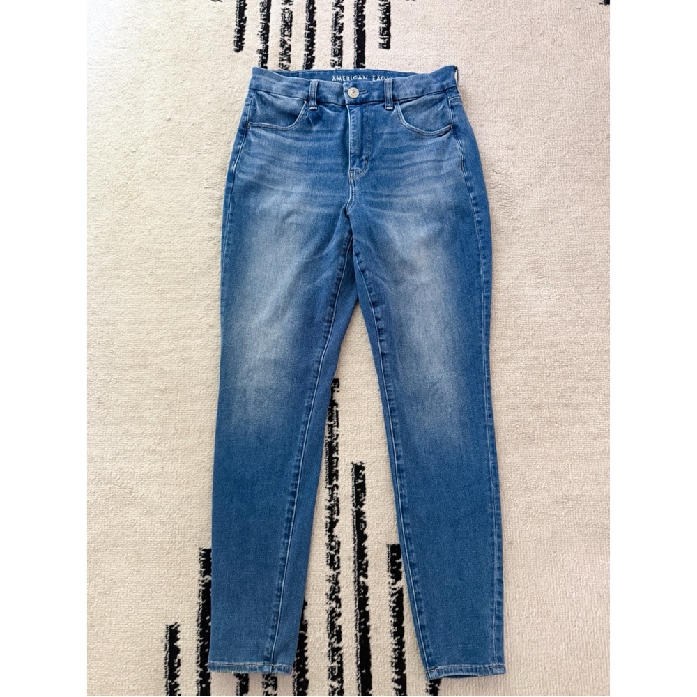 American Eagle High Rise Jeggings Comfortable Denim